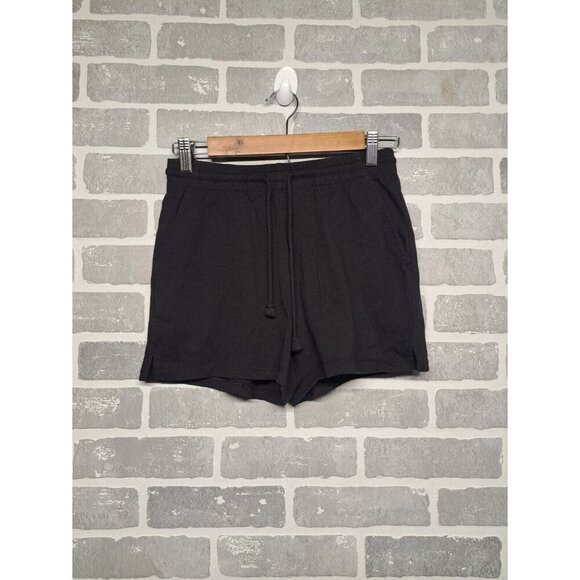 Wilfred Free Womesn Summer Shorts Black‎ Elastic Waist Drawstring Size 2XS - Picture 1 of 10